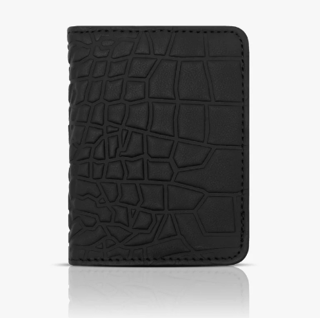 CROCODILE LEATHER MINI WALLET