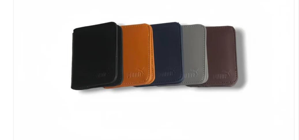 Men's Puma Synthetic Leather Bi-Fold Wallet